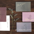 Pacotes de cartões de felicitações de casamento imprimindo pacotes personalizados